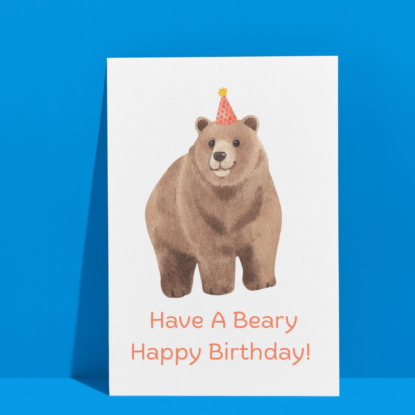 Have A Beary Happy Birthday Card