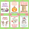 Christmas Halloween Cards Multipack Halloween Christmas Card Multipack - Set Of 6 Cards