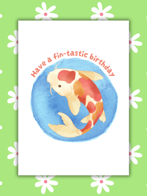 Have a Fin-tastic Birthday Card