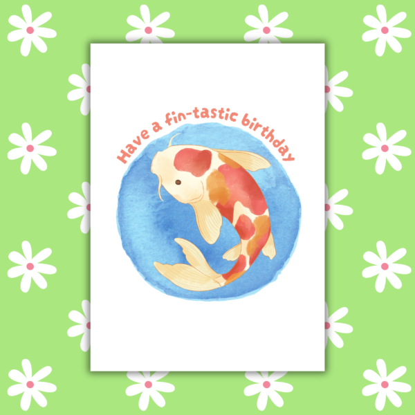 Have a Fin-tastic Birthday Card