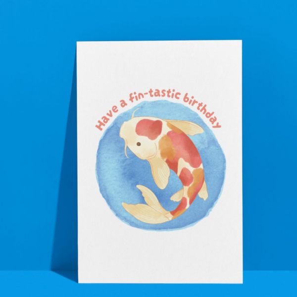 Have a Fin-tastic Birthday Card