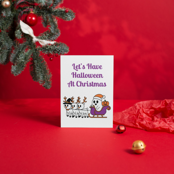 Halloween At Christmas Card 4 Halloween At Christmas Card