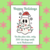 Halloween Holidays Card 1 Halloween Christmas Card Multipack - Set Of 6 Cards