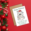 Halloween Holidays Card 12 Halloween Christmas Card Multipack - Set Of 6 Cards