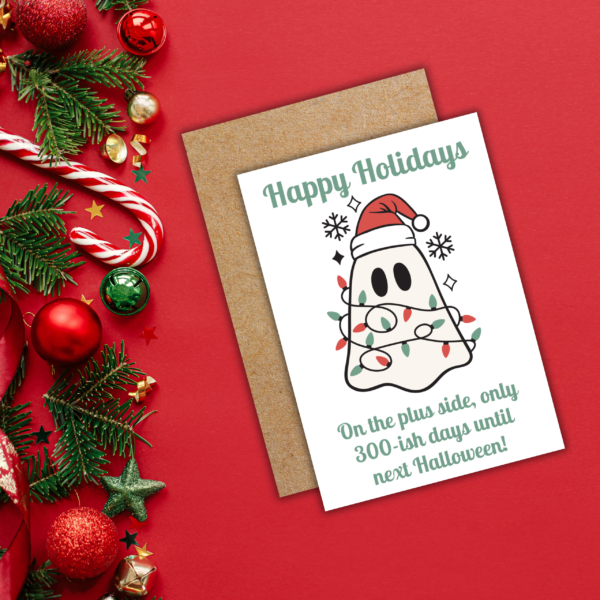 Halloween Holidays Card 12 Halloween Christmas Card Multipack - Set Of 6 Cards