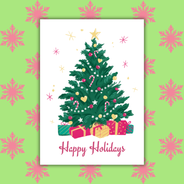 Happy Holidays Card 1 Happy Holidays Christmas Card