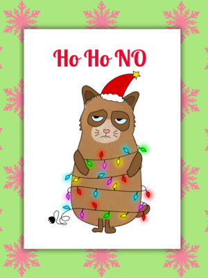 Ho Ho No Card 1 Ho Ho NO Christmas Card