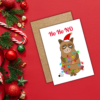 Ho Ho NO Christmas Card