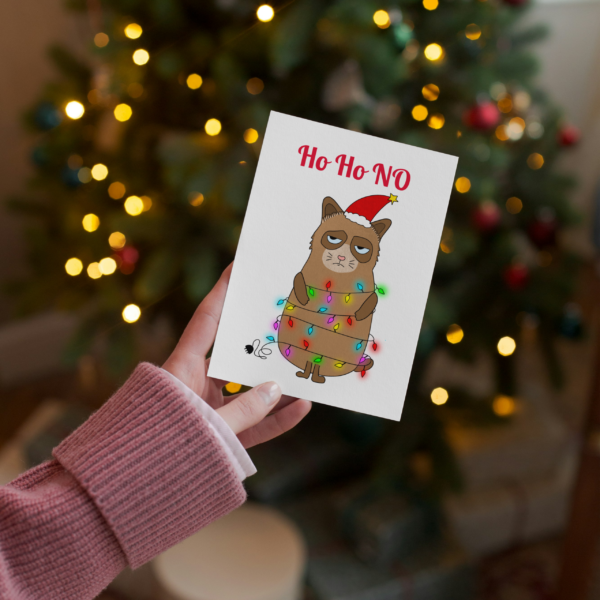 Ho Ho NO Christmas Card