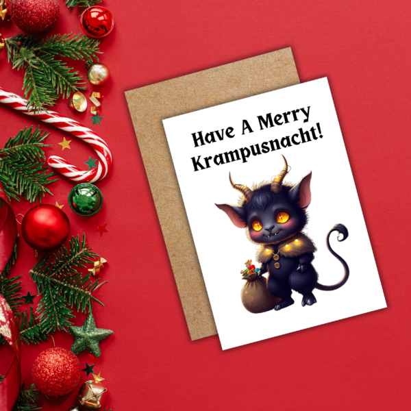 Merry Krampusnacht Christmas Card