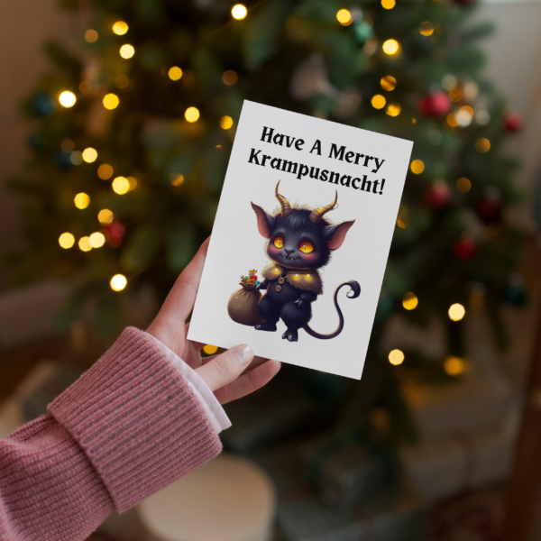 Merry Krampusnacht Christmas Card