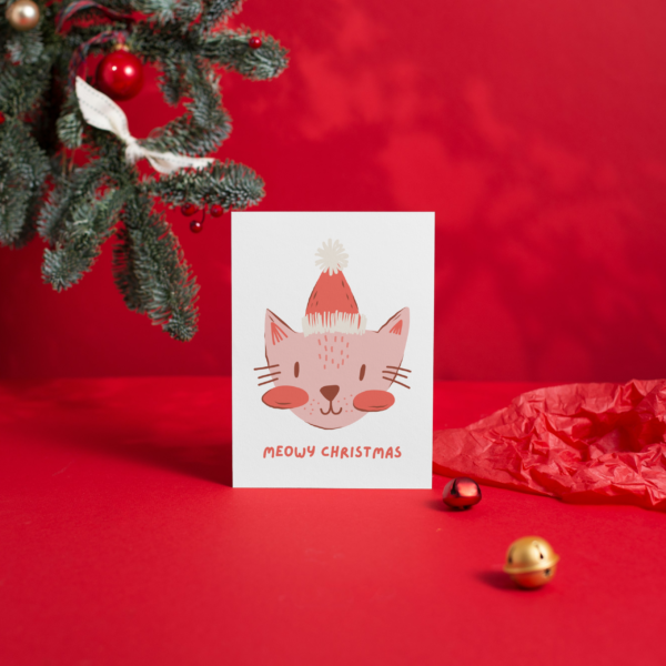 Meowy Christmas Card