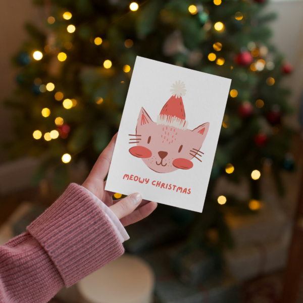 Meowy Christmas Card