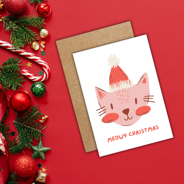 Meowy Christmas Card