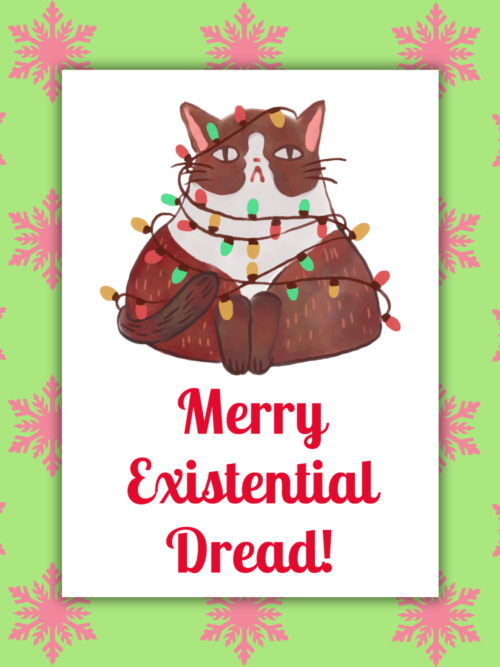 Merry Existential Dread Christmas Card