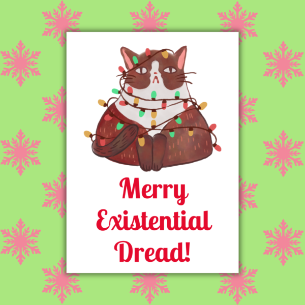 Merry Existential Dread Christmas Card
