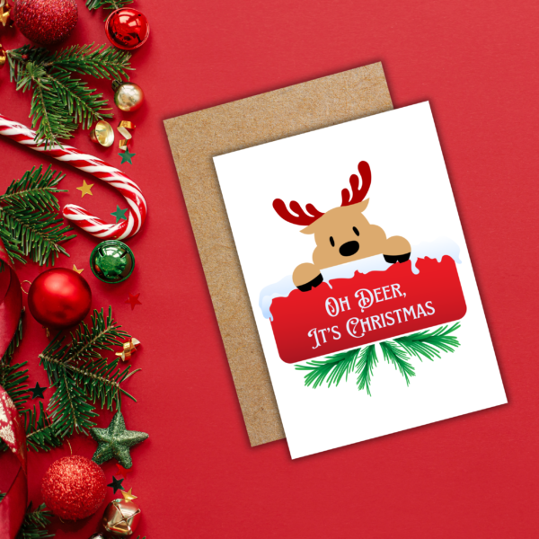 Oh Deer, It's Christmas Card