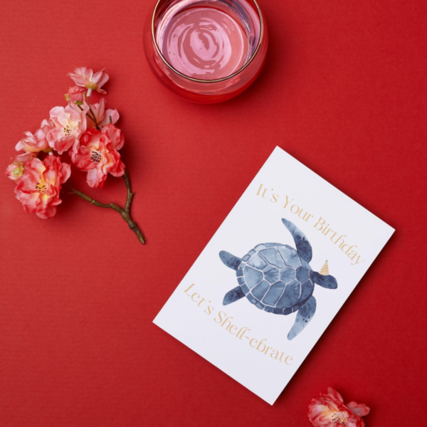 Let's Shell-ebrate Turtle Birthday Card