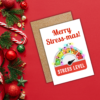 Merry Stress-mas Christmas Card