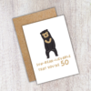 Sun-bear-lievable Birthday Age Card