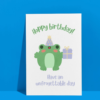 Unfrogettable Birthday Card 3 Hoppy Birthday Frog Card
