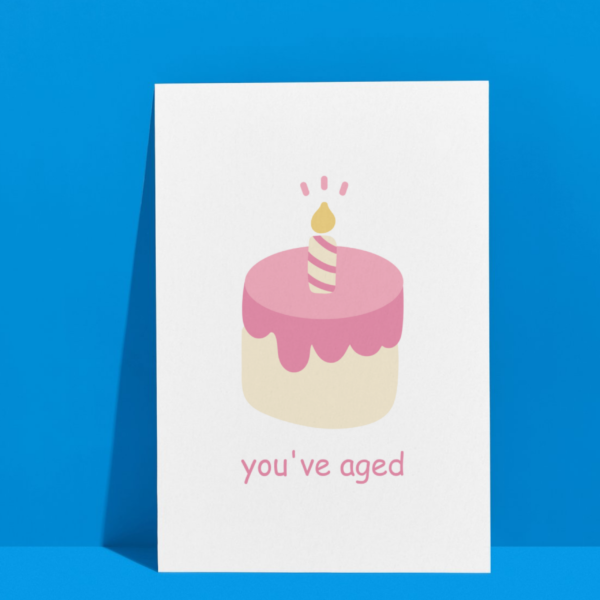 You've Aged Birthday Card
