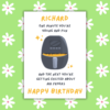Personalied "Excited About Air Fryers" Birthday Card
