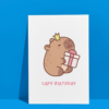 Capy Birthday Capybara Card