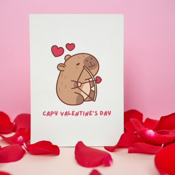 Capy Valentine's Day Card