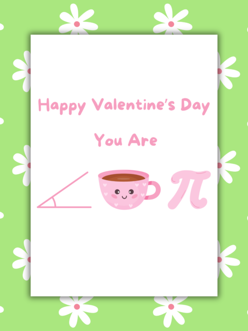 You Are Acute-Tea-Pi (Cutie Pie) Romantic Card