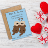 Otter Engagement card 3 Personalised Otterly Perfect Together Engagement Card