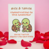 Turtle engagement card 4 Personalised Turtle-y Perfect for Each Other Engagement Card