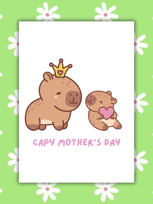 MD Capy 1 Card 1 Capy Mother's Day Card