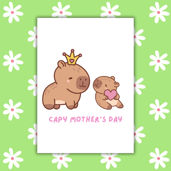 Capy Mother's Day Card
