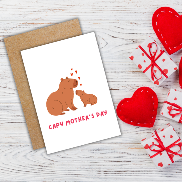 Capy Mother's Day Card