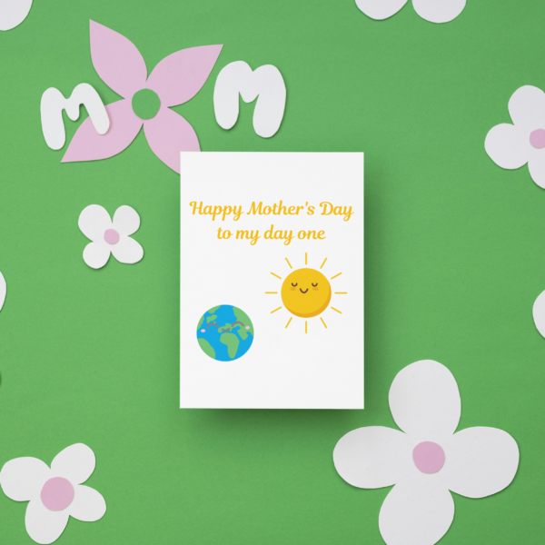 MD Day one card 4 Day One Mother's Day Card | Best Friend Mother's Day Card