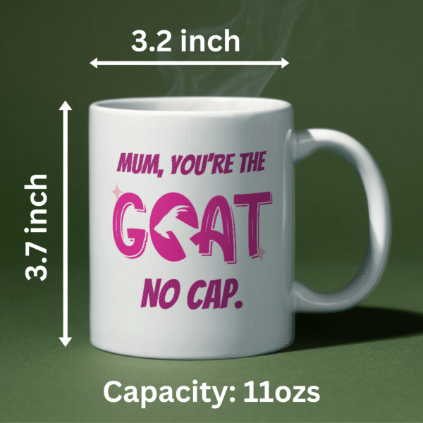 Mum You're the GOAT Mother's Day Mug - Image 2