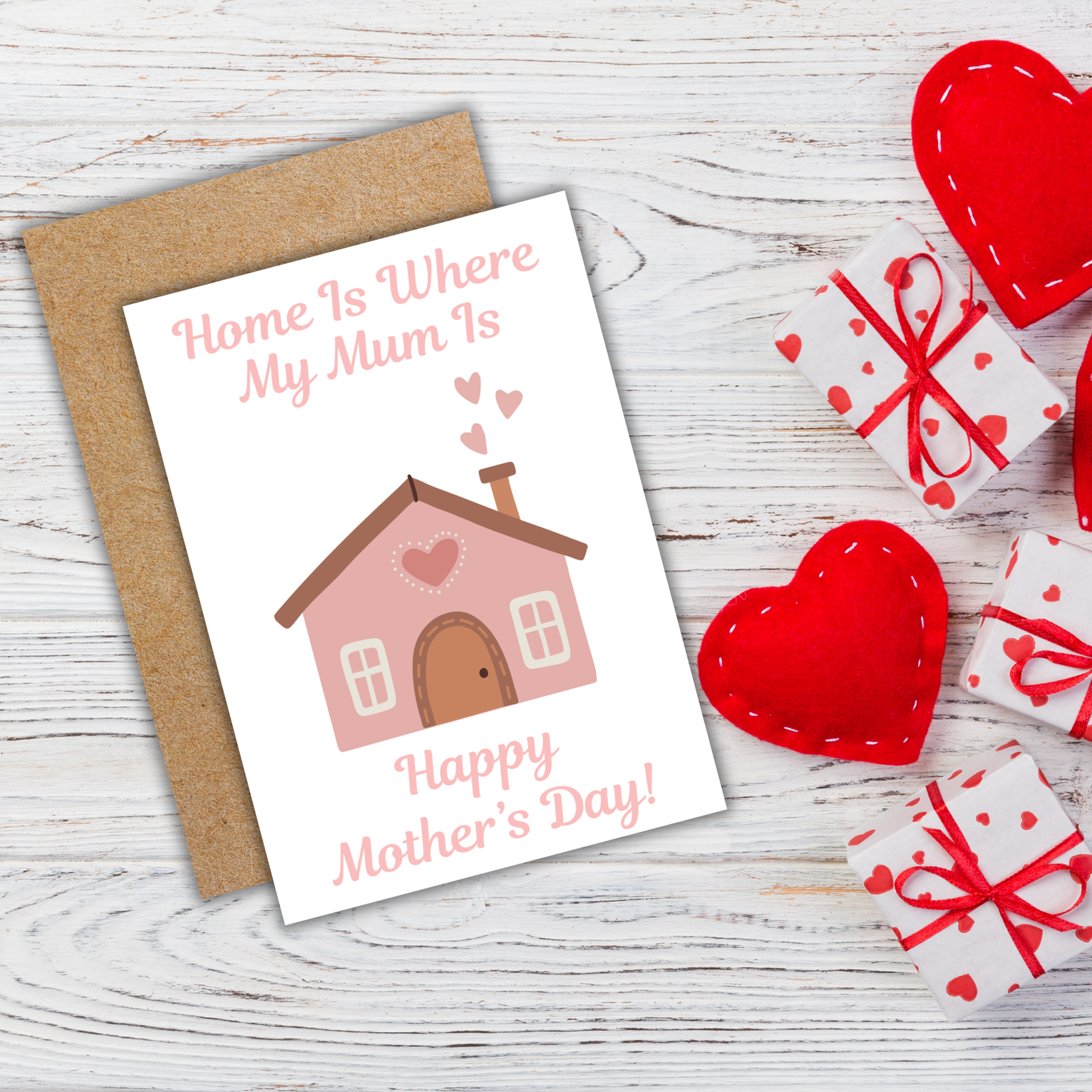 Home Is Where My Mum Is Mother's Day Card - Image 3