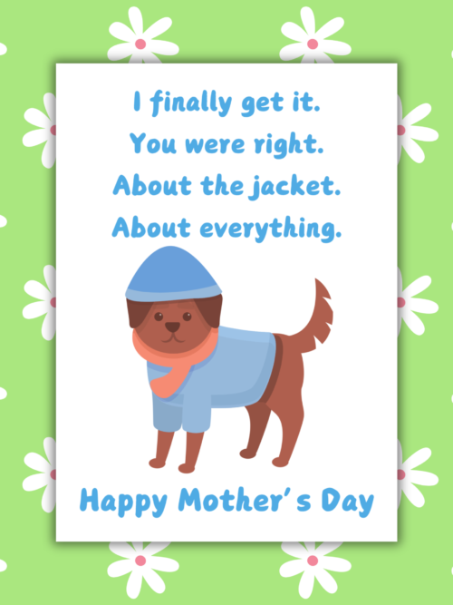 You Were Right About Everything Funny Mother's Day Card