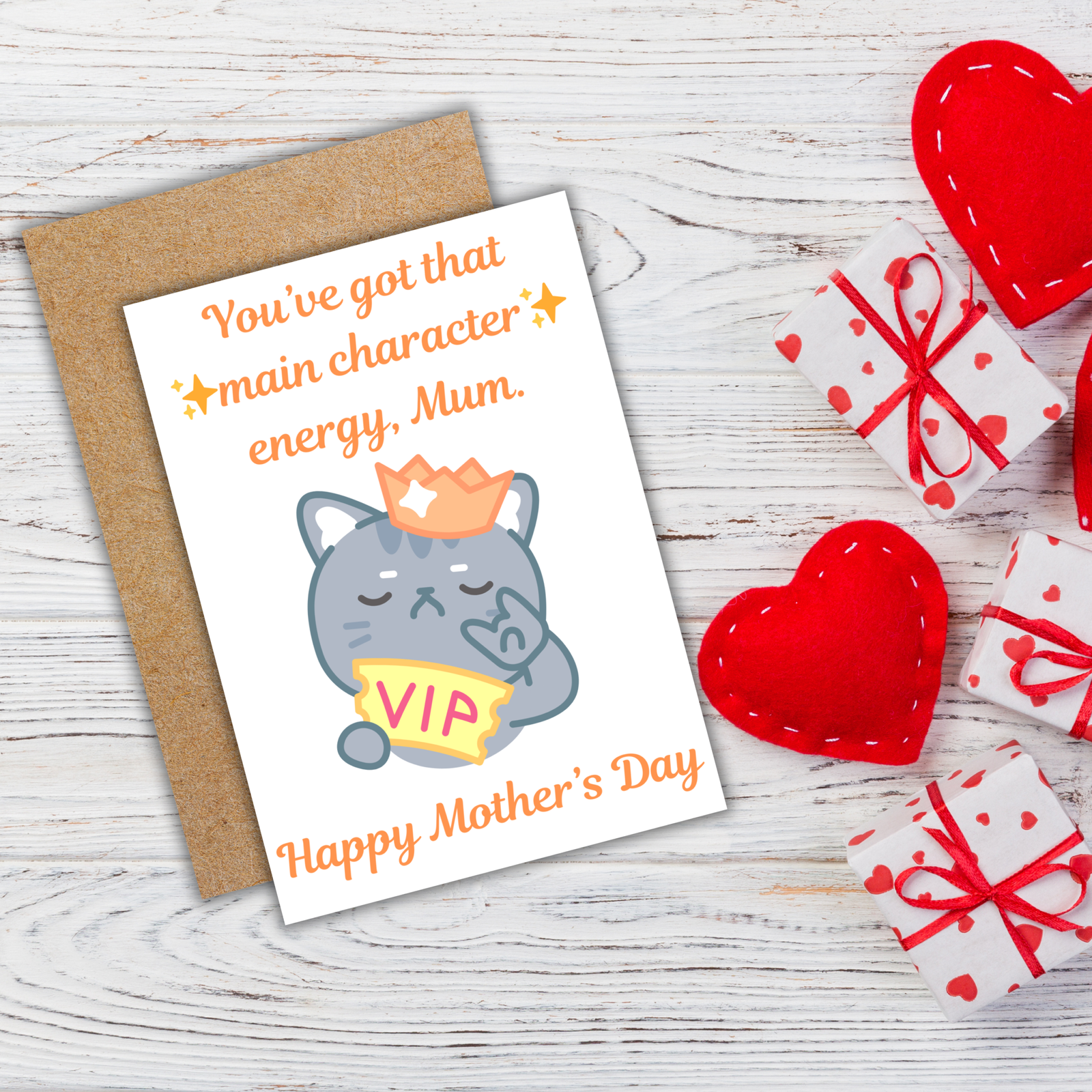 Main Character Energy Mother's Day Card - Image 3