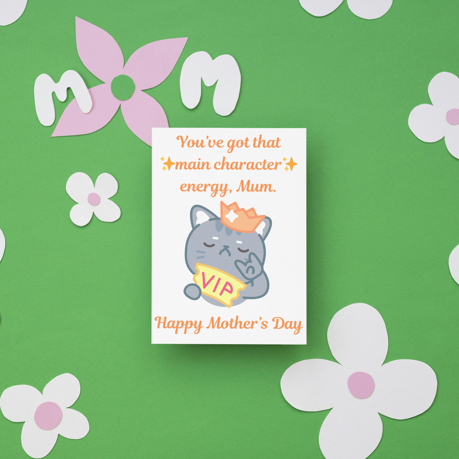Main Character Energy Mother's Day Card - Image 2