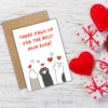 Three Paws Up for Best Mum Cat Mother's Day Card