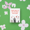 Three Paws Up for Best Mum Cat Mother's Day Card