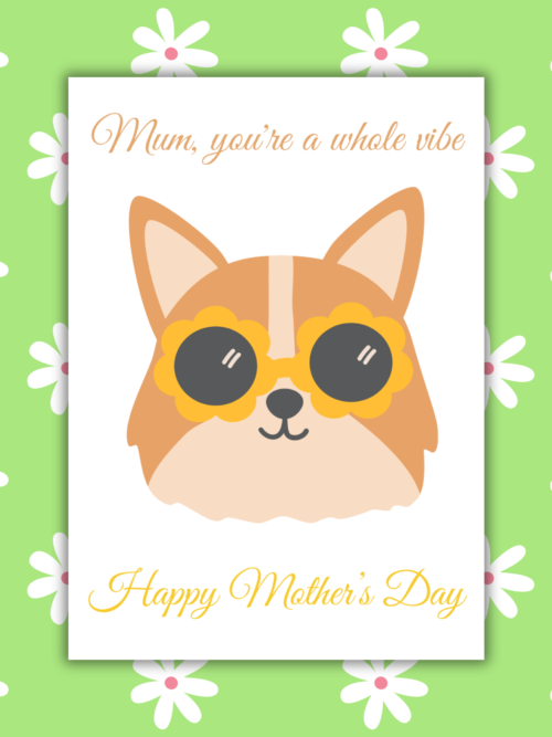 MD Vibe Card 1 Mum You're a Whole Vibe Mother's Day Card