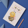 Bee Teacher Card 2 Thanks for Bee-ing the Best Teacher – Cute Thank You Pun Card