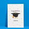 Congrad Card 2 Congradulations Graduation Card – Funny Custom Name Personalised Handmade Card