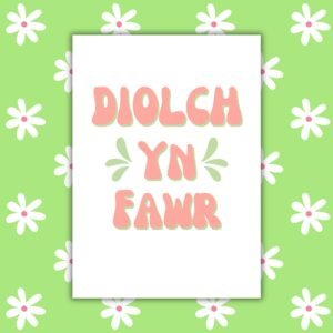 Diolch Yn Fawr Welsh Thank You Card