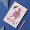 Dip llama Grad Card 2 Funny Dip-llama Graduation Card – Cute Pun Card for Grads