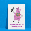 Dip llama Grad Card 3 Funny Dip-llama Graduation Card – Cute Pun Card for Grads