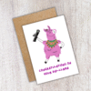 Dip llama Grad Card 4 Funny Dip-llama Graduation Card – Cute Pun Card for Grads